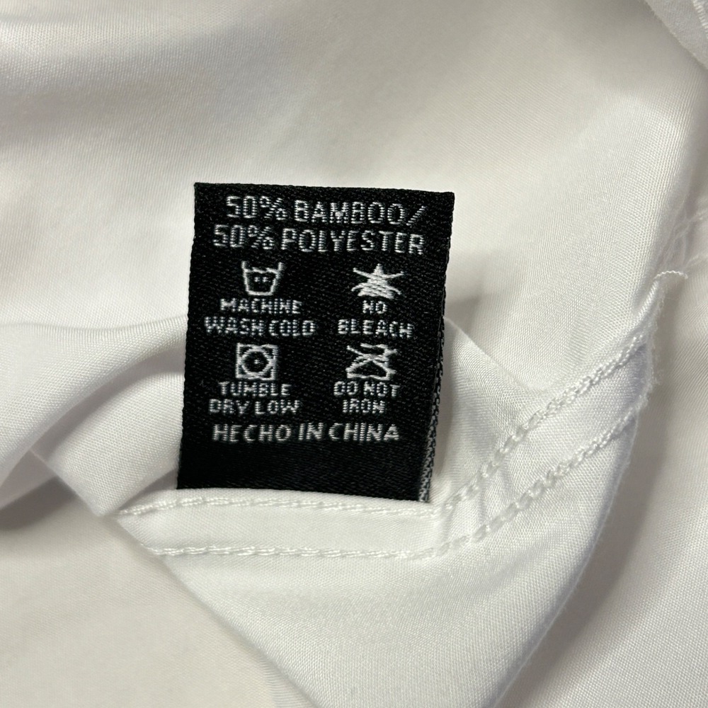 Dixxon Flannel Company Shirt XL White D-Lux Performance Bamboo Series Minimalist - Picture 9 of 9